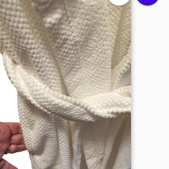 DOWNTOWN COMPANY women’s SPA COLLECTION VELOUR BATHROBE - Picture 8 of 14